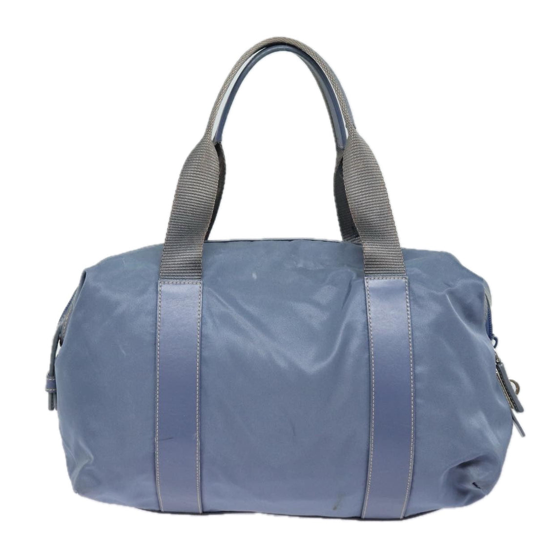 PRADA Hand Bag Nylon Blue Auth 80868