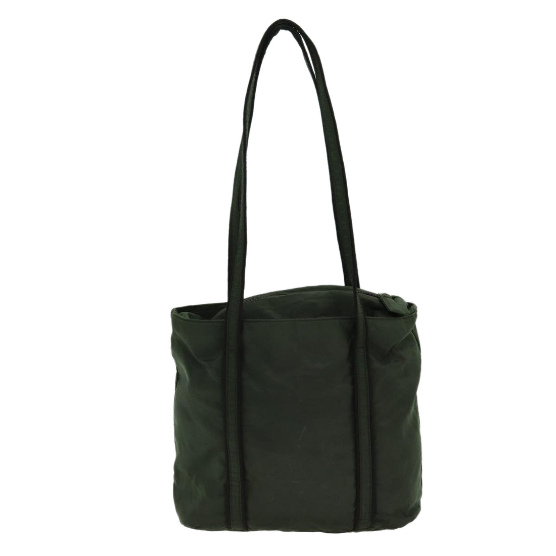 PRADA Shoulder Bag Nylon Khaki Auth 81752