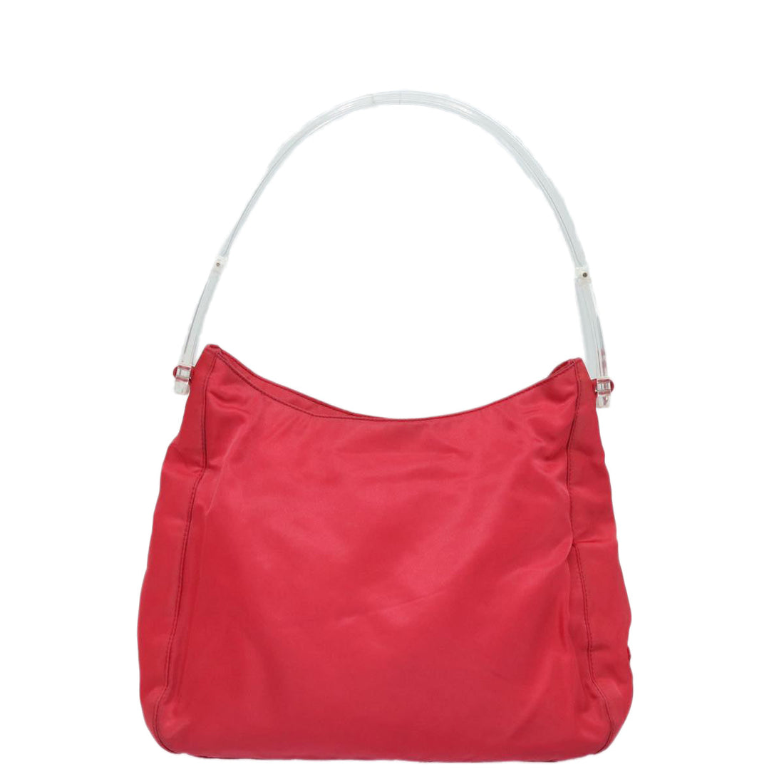 PRADA Shoulder Bag Nylon Pink Auth 81803