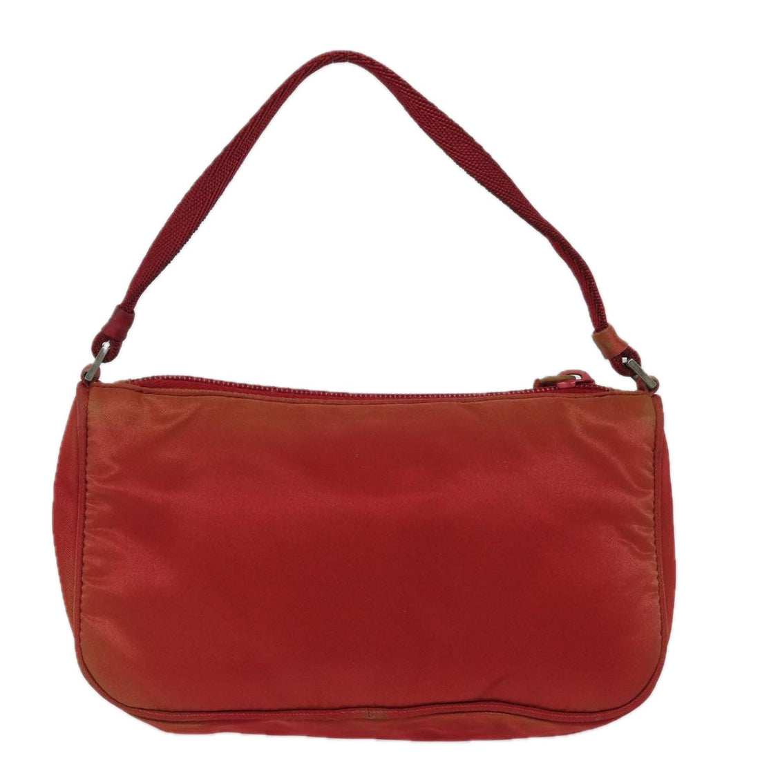PRADA Accessory Pouch Nylon Red Auth 81927