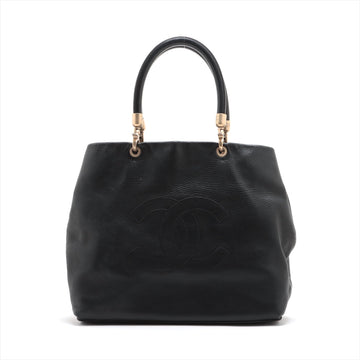 New 1:1 Rep Top Quality Chanel Coco Caviar S Tote Bag Black Gold  8th