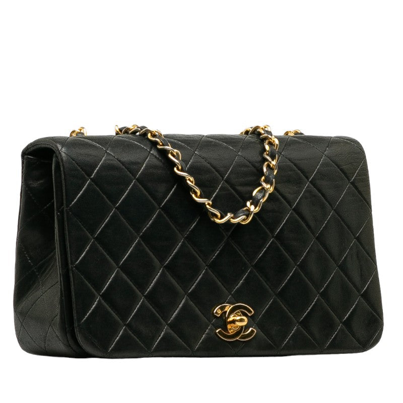 New 1:1 Rep Top Quality Chanel Matrace 23 Cocomark Full Flap Chain  houlder Bag Black Leather  Chanel