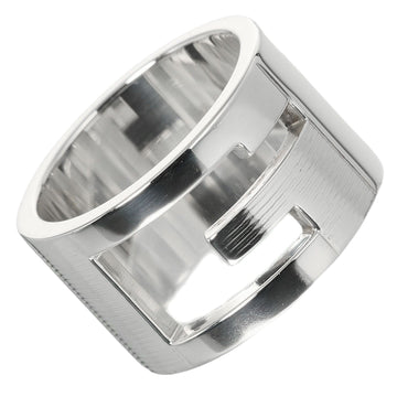 Gucci Logo G Silver Silver Ring Jewelry