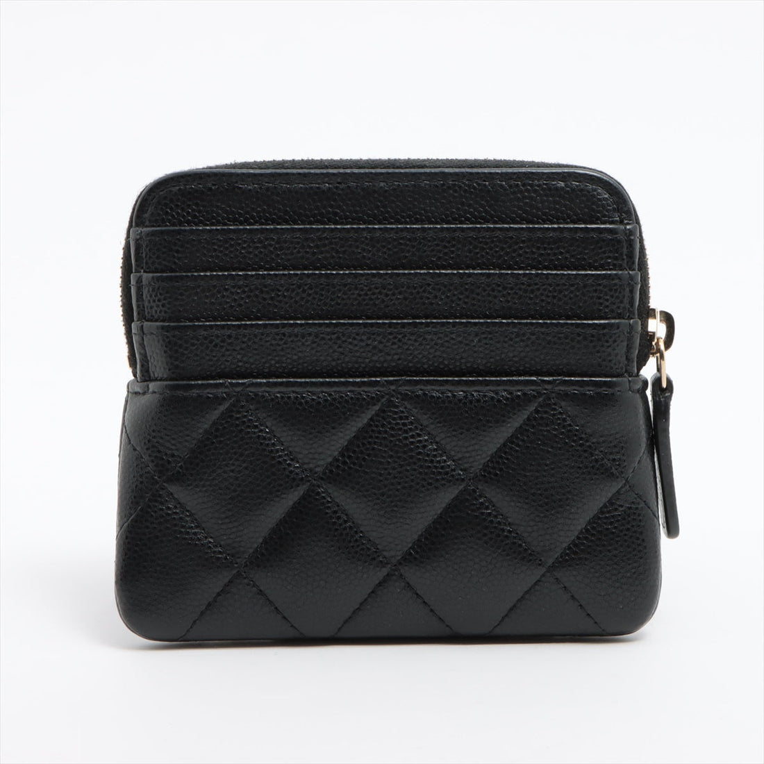 New 1:1 Rep Top Quality Chanel Matrasse Caviar S Coin Case Black G  32rd