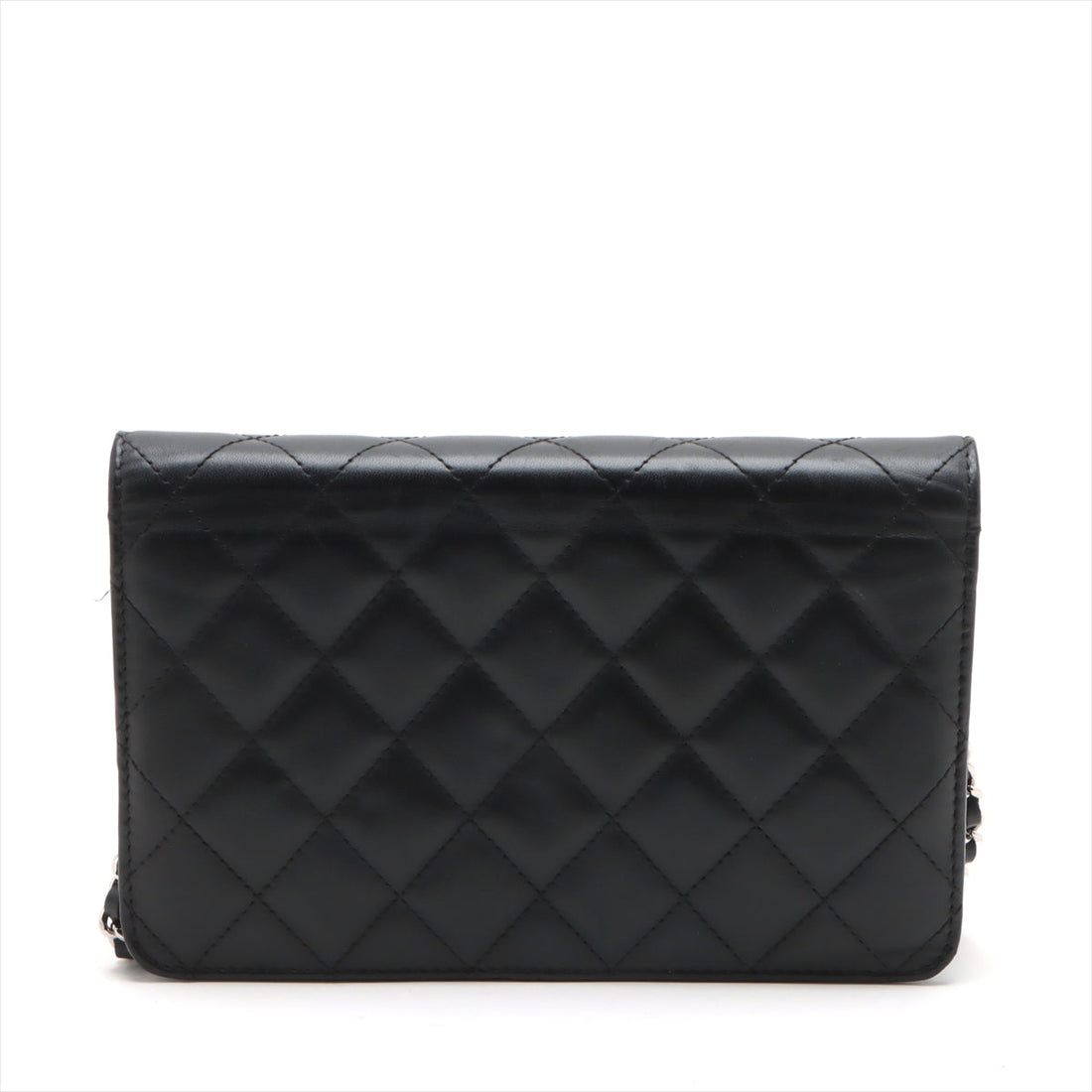 New 1:1 Rep Top Quality Chanel Combon Line  Chain Wallet Black Silver Gold