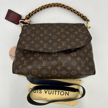 Louis Vuitton Beaubourg Monogram Canvas Handbag Brown Medium