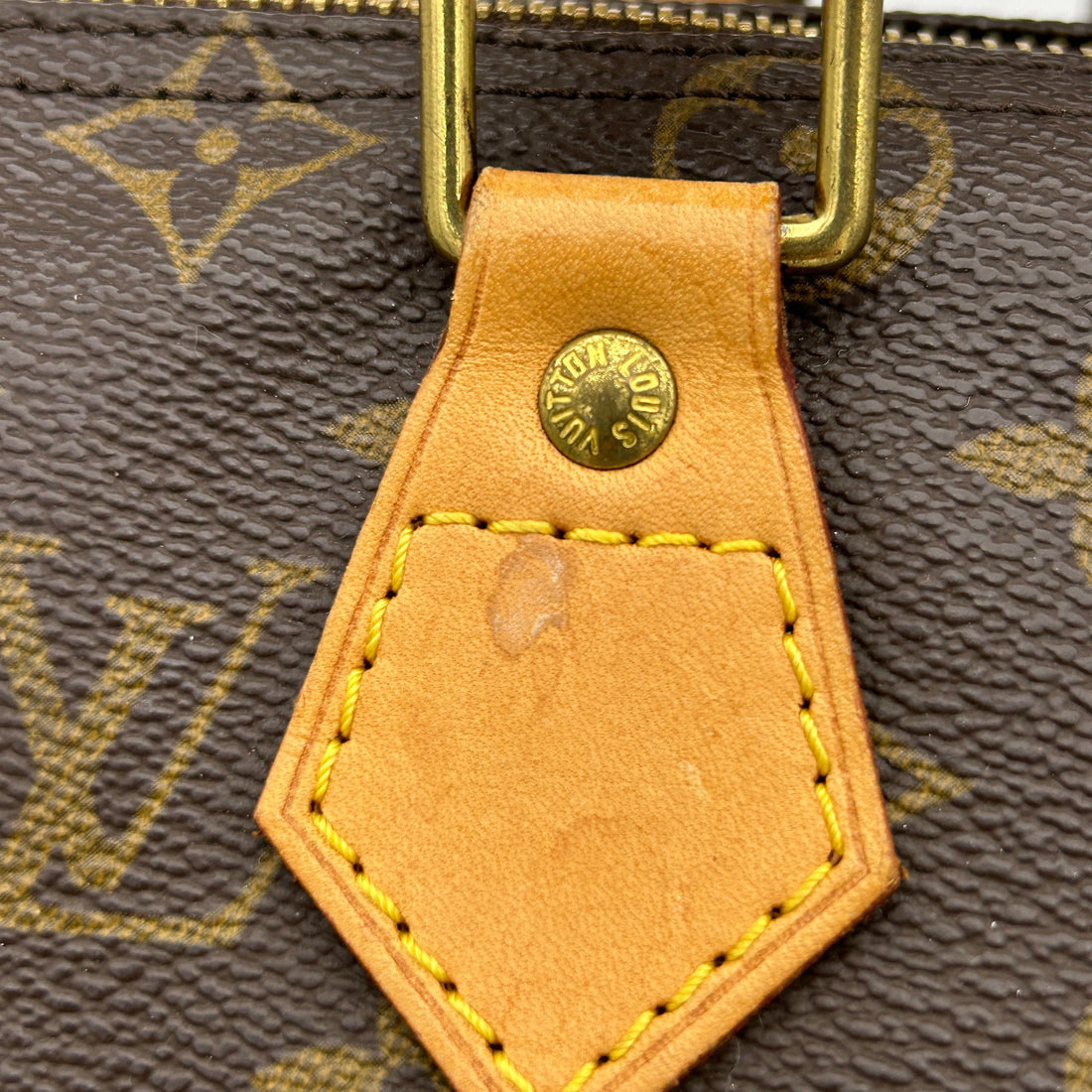 Louis Vuitton Monogram Speedy 25 Brown Boston Bag