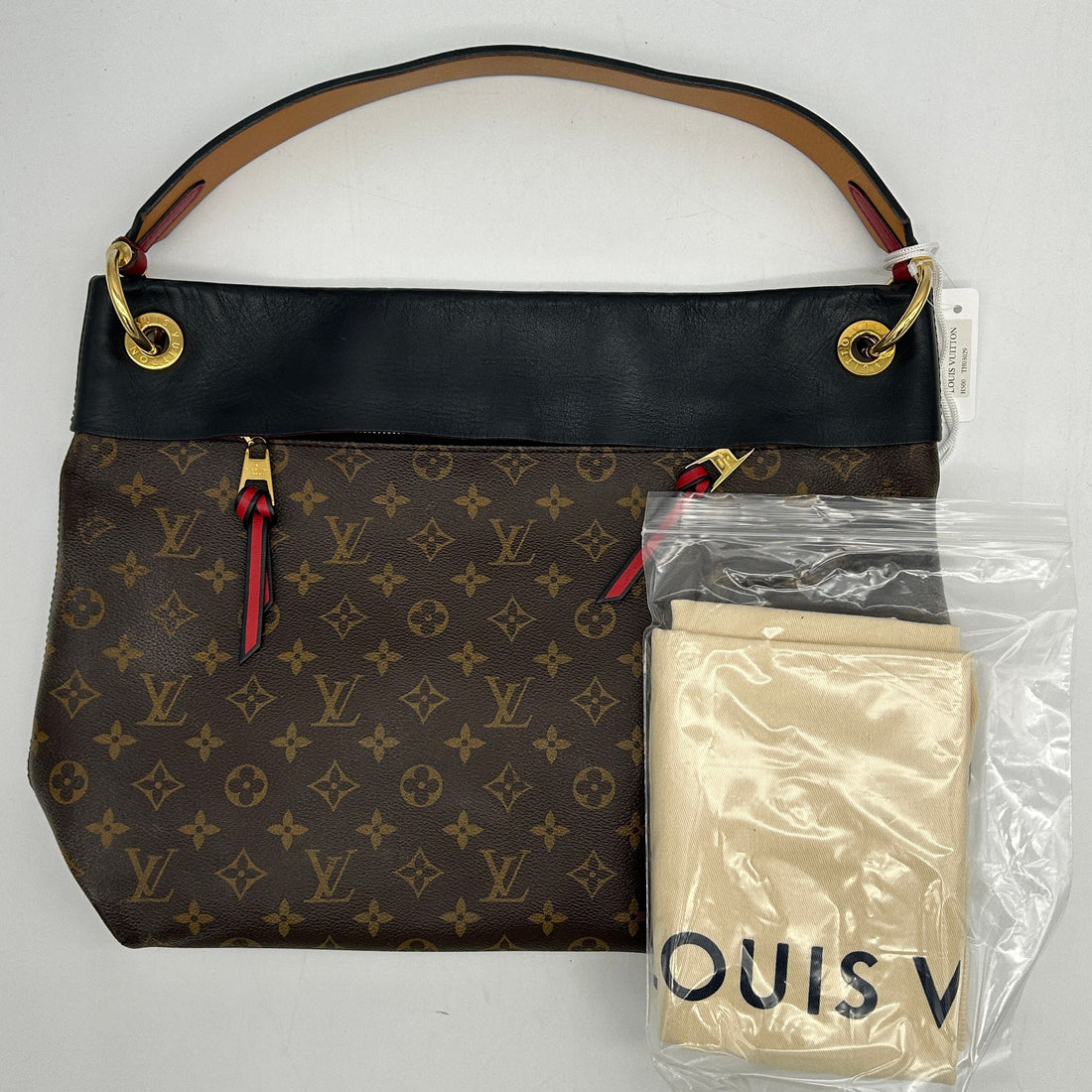LOUIS VUITTON Noir Monogram Tuyle Lee Hobo LA27497