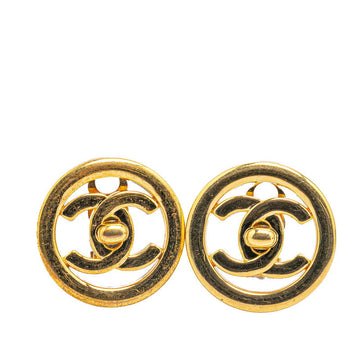 Top Quality Chanel  Coco Mark Turnlock Earrings