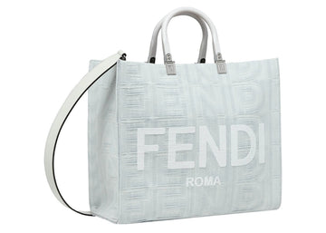 Fendi by Marc Jacobs Sunshine Denim Shopping Bag Tote