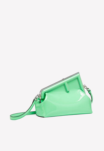 Medium Fendi First Patent Leather Clutch