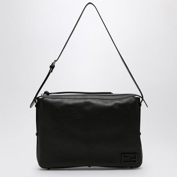 Fendi Simply Fendi Large Black Leather Bag Women