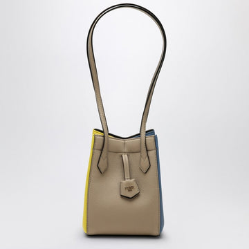 Fendi Origami Mini Convertible Bag In Beige Leather Women
