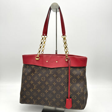 LOUIS VUITTON Monogram Pallas Shopper Cherry LA23075