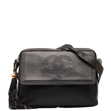New 1:1 Rep Top Quality Chanel Coco Fringe One-Shoulder Bag Black Leather  Chanel