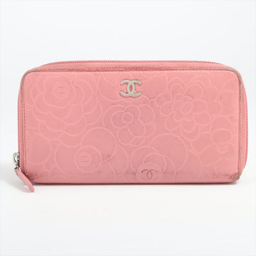 New 1:1 Rep Top Quality Chanel Camelia  Round  Wallet Pink Silver Gold  17th