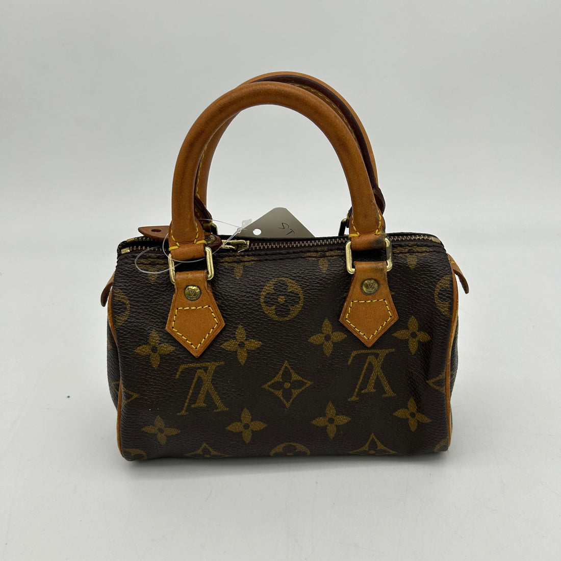 Louis Vuitton Nano Speedy Monogram Brown 2way Bag