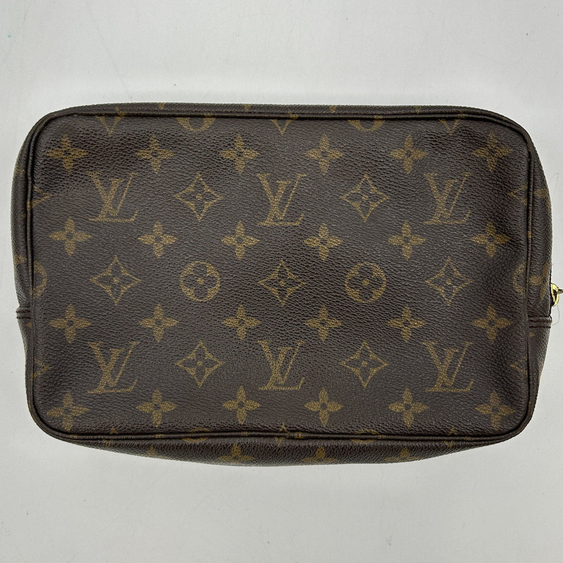 Louis Vuitton Trousse De Toilette Brown Canvas Clutch Bag lv9922sd