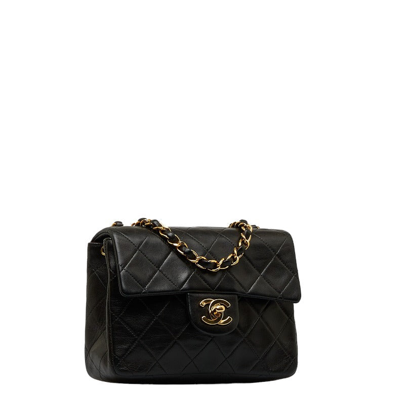 New 1:1 Rep Top Quality Chanel Miniature Chain houlder Bag Black Gold  Lady Chanel