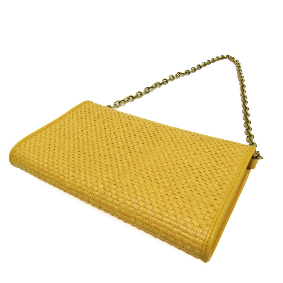 Gucci Mors Yellow Leather Shoulder Bag