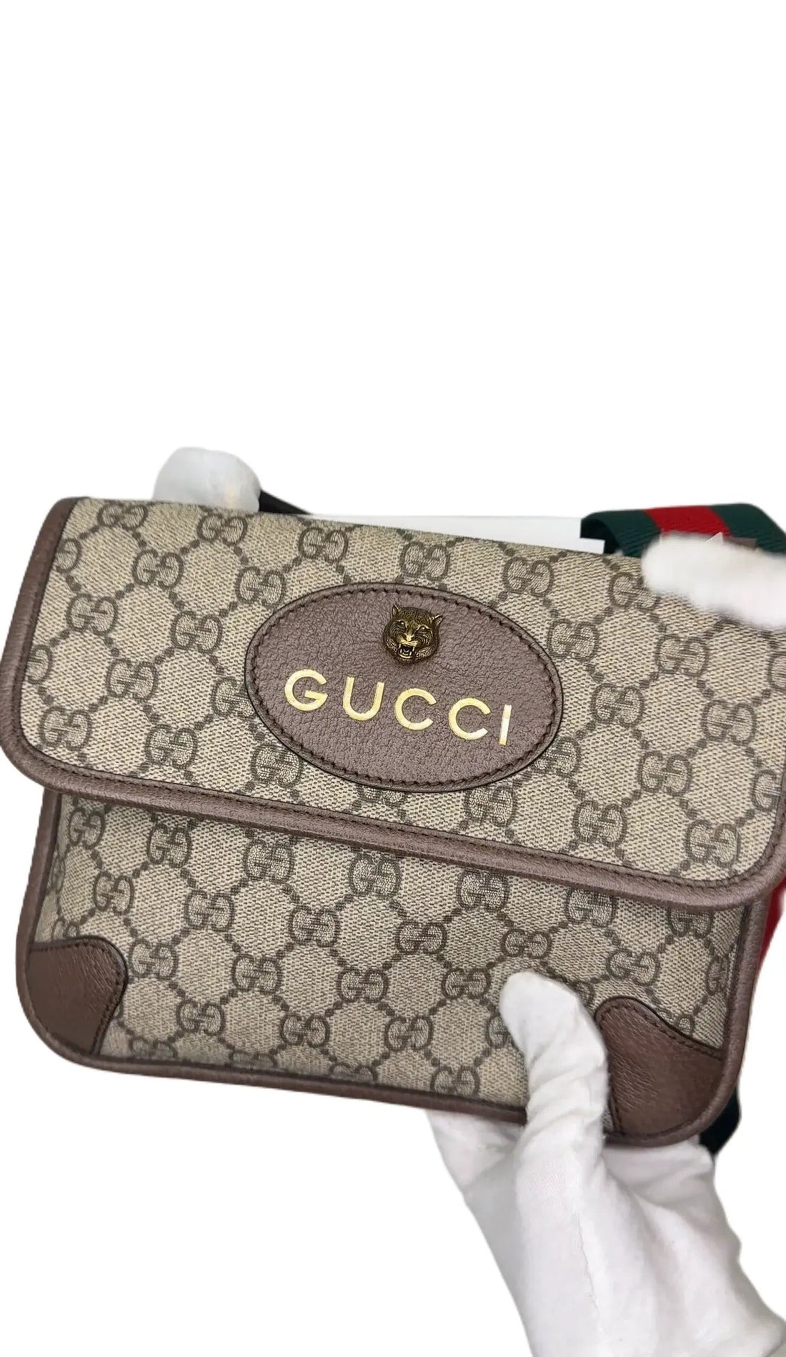 GUCCI - NEO  Handbag - Cloth Grey B18-10