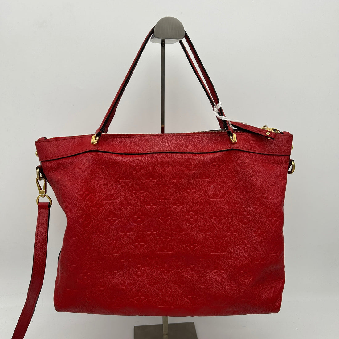 Louis Vuitton Monogram Empreinte Bastille PM Red Tote Bag