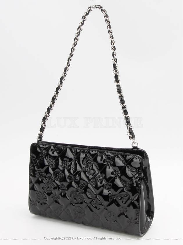 Patent shoulder bag 1021hv Chanel