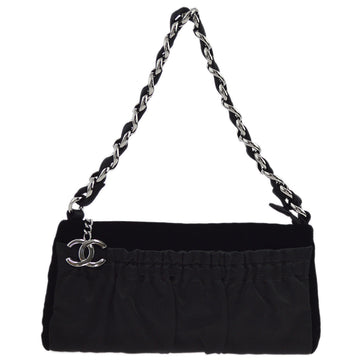 New 1:1 Rep Top Quality Chanel Black Satin Chain Handbag