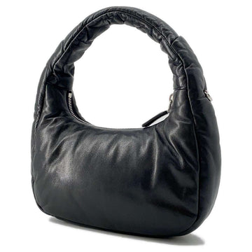 PRADA Padded Nappa 2WAY Handbag Black 1BA384 Leather