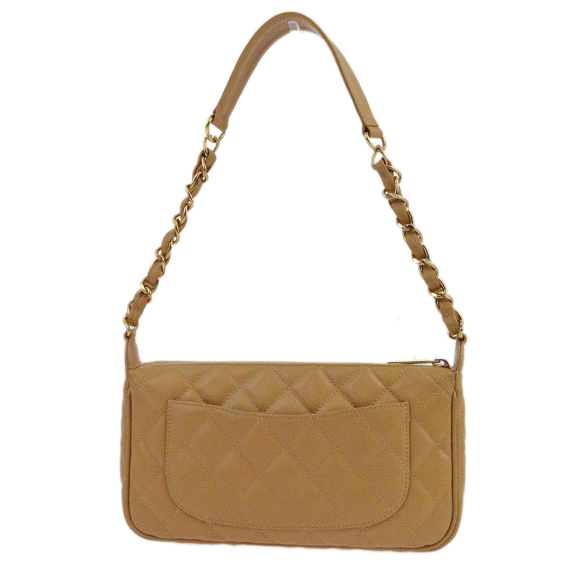 New 1:1 Rep Top Quality Chanel Beige Caviar Hobo Chain Handbag