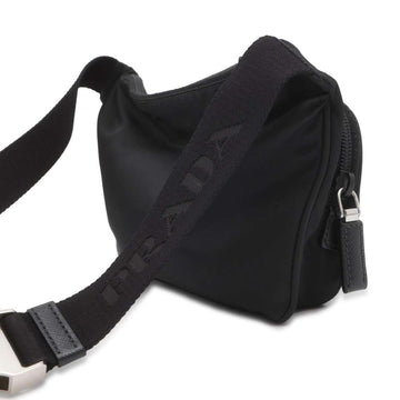 PRADA Shoulder Bag Black 2VH128 Nylon Leather
