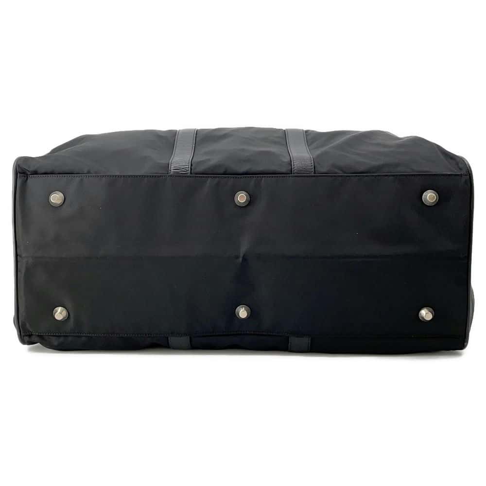 PRADA 2way Travel Bag Black Nylon Leather