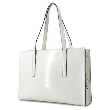 PRADA Handbag 1995 Re Edition White 1BA350 BrushedLeather Size Medium