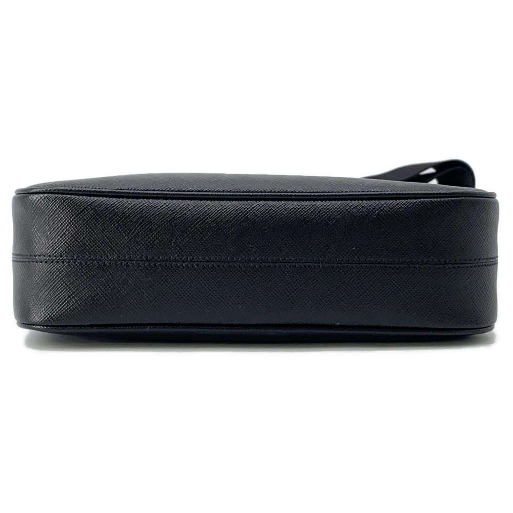 PRADA Shoulder Bag  Saffiano Leather Re-Edition 2005 Black 1BH204 Leather