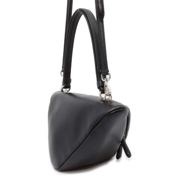 PRADA Triangle 2wayHandbag Black 1BA315 Leather