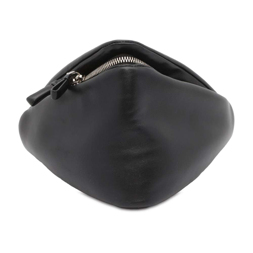 PRADA Triangle 2wayHandbag Black 1BA315 Leather