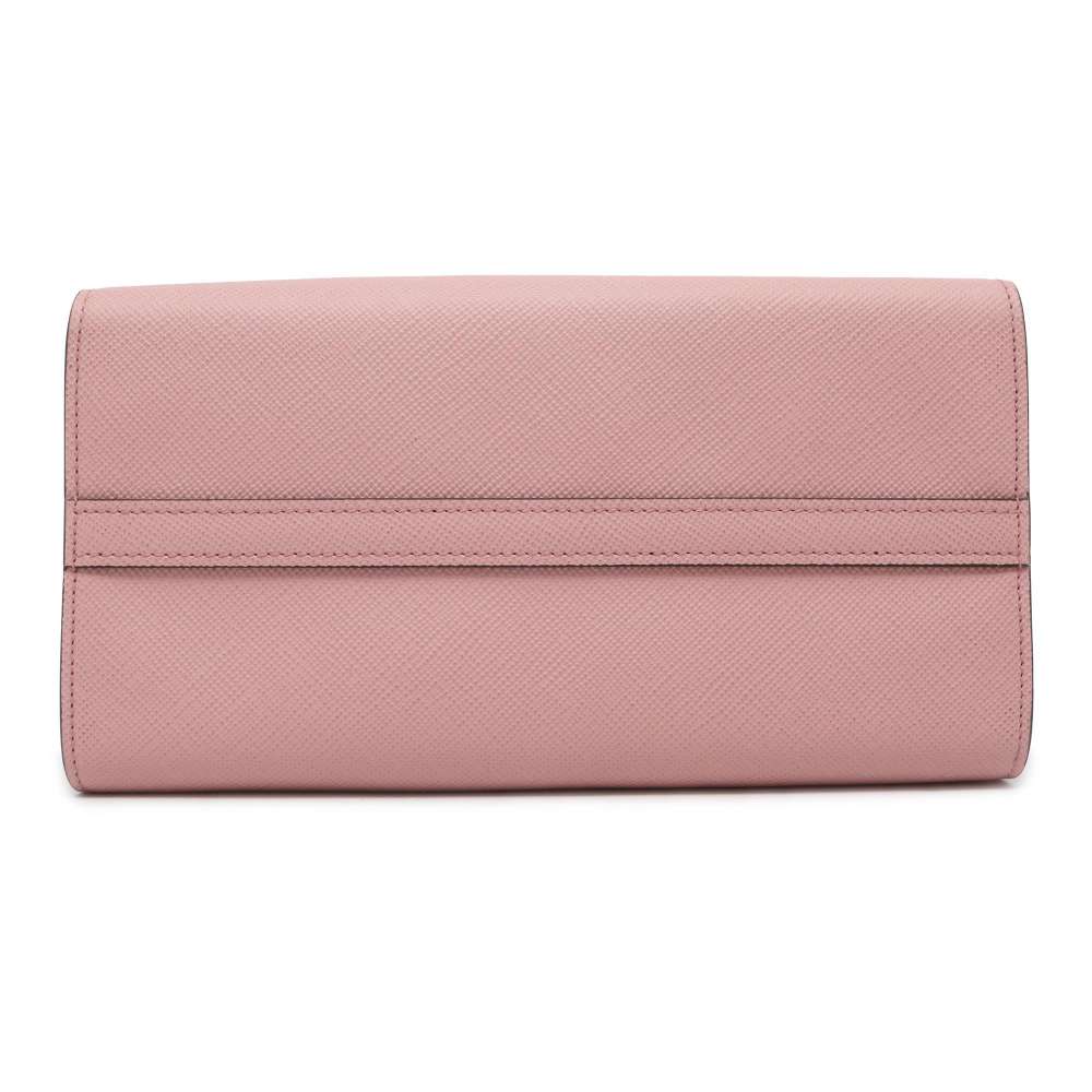 PRADA Mono Chrome 2WAYBag Pink 1BA156 Leather