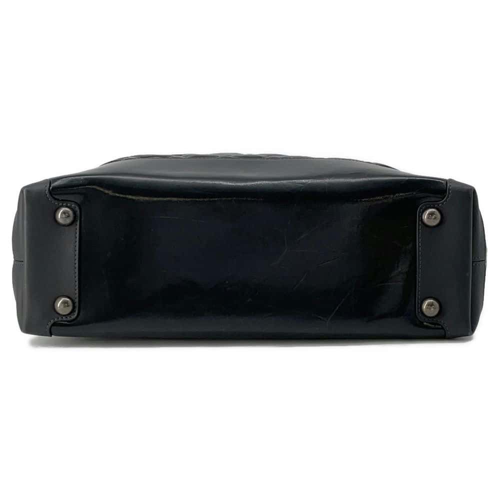CHANEL Matelasse Tote Bag Black  Leather