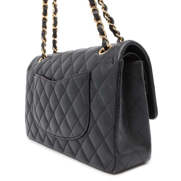 CHANEL Matelasse ChainShoulder Bag BlackA01112 Lambskin Size 25