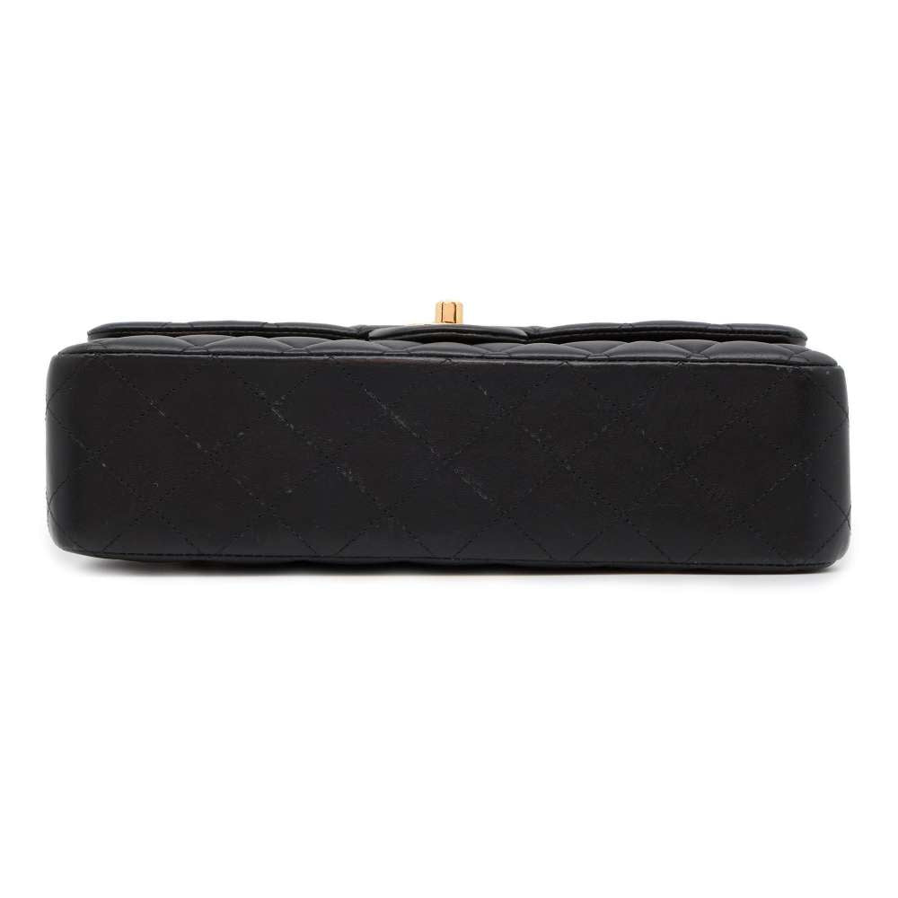 CHANEL Matelasse ChainShoulder Bag BlackA01112 Lambskin Size 25