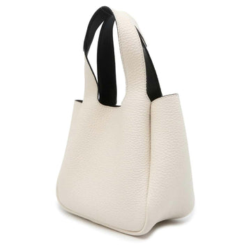 PRADA Handbag White 1BA349 Leather
