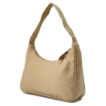 PRADA Re-Edition2000 One Shoulder Bag Beige 1NE515 Nylon