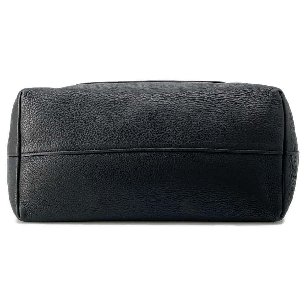 PRADA Tote Bag Black 1BG048 Leather