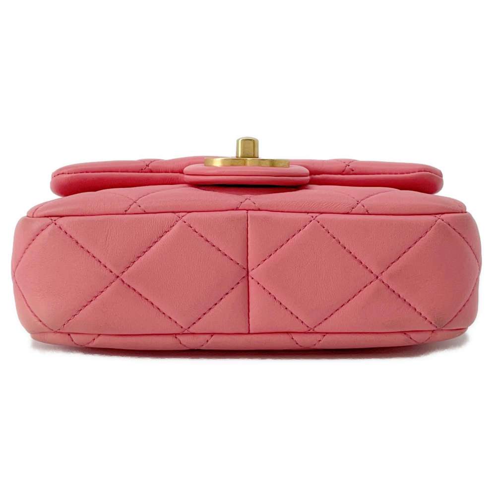 CHANEL Matelasse ChainShoulder Bag PinkAS3114 Lambskin