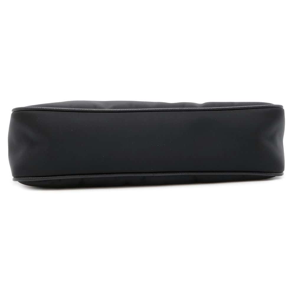 PRADA Tessuto Shoulder Bag with Pouch Black 2VH113 Nylon Leather