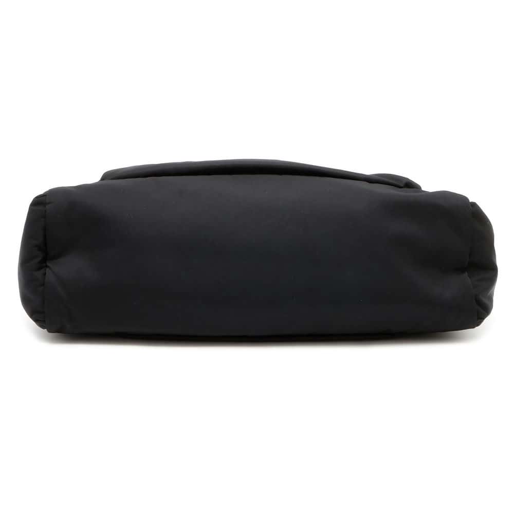 PRADA Tote Bag Black 2VG097 Nylon Leather