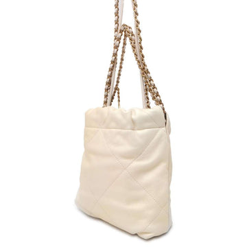 CHANEL CHANEL 22 Handbag Ivory/GradationAS3980 Leather Size Mini