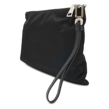 PRADA Re-Nylon xSaffiano LeatherLeather Pouch Black 2NH006 Nylon