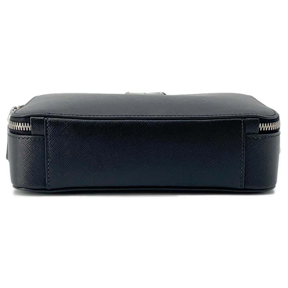 PRADA Saffiano Leather2wayShoulder Bag Black 2VH069 Leather