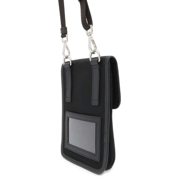 PRADA Phone Shoulder Bag Black 2ZH109 Nylon Leather